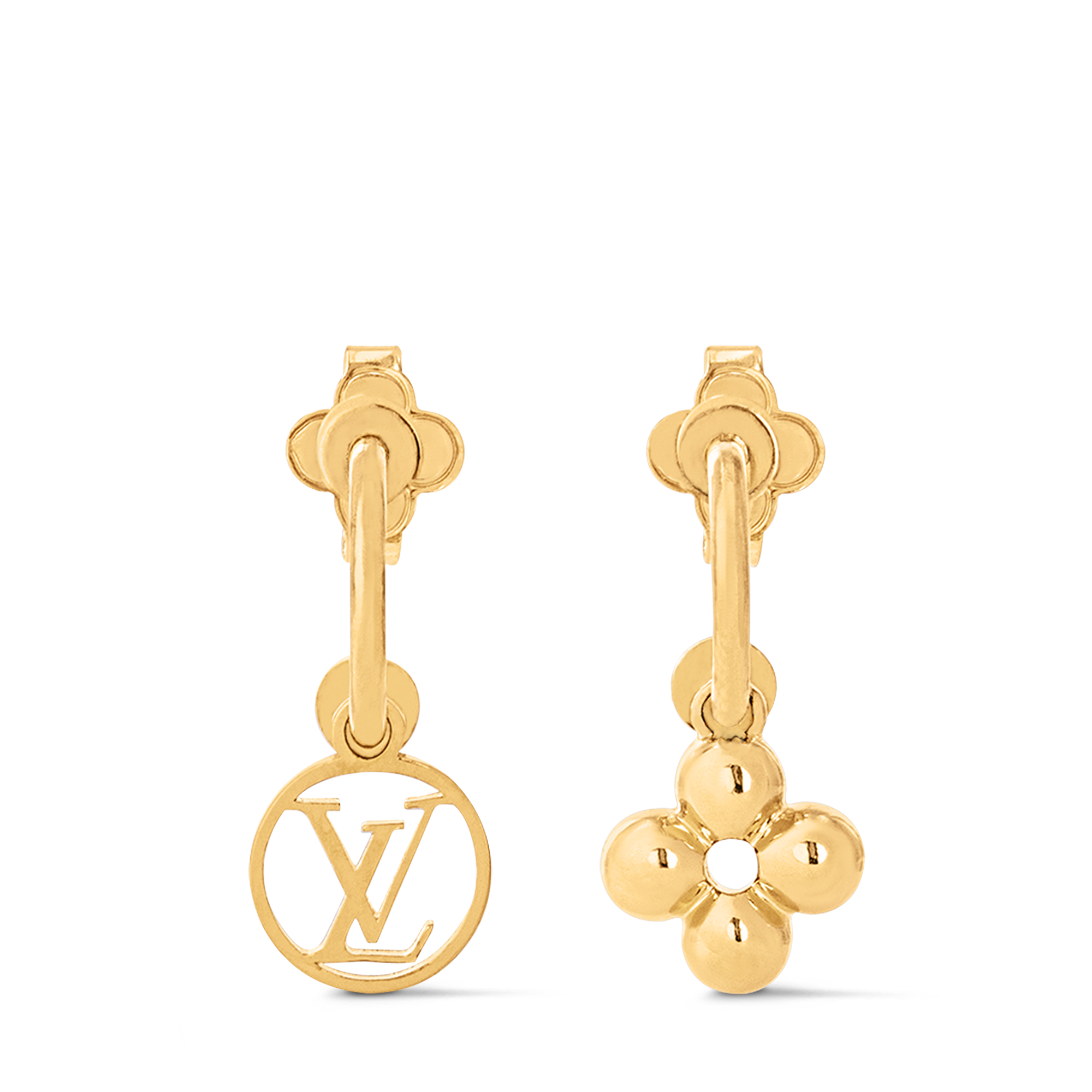 Blooming Earrings Luxury S00 Gold LOUIS VUITTON